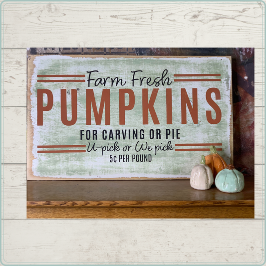 Farm Fresh Pumpkins