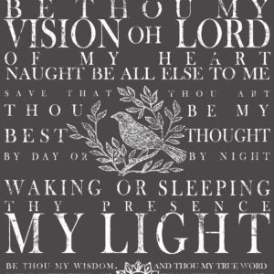 Be Thou My Vision 24x33 Decor Transfer™